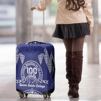 Queen Salote College Centenary Luggage Cover Tongan Kupesi Pattern LT05 - Polynesian Pride