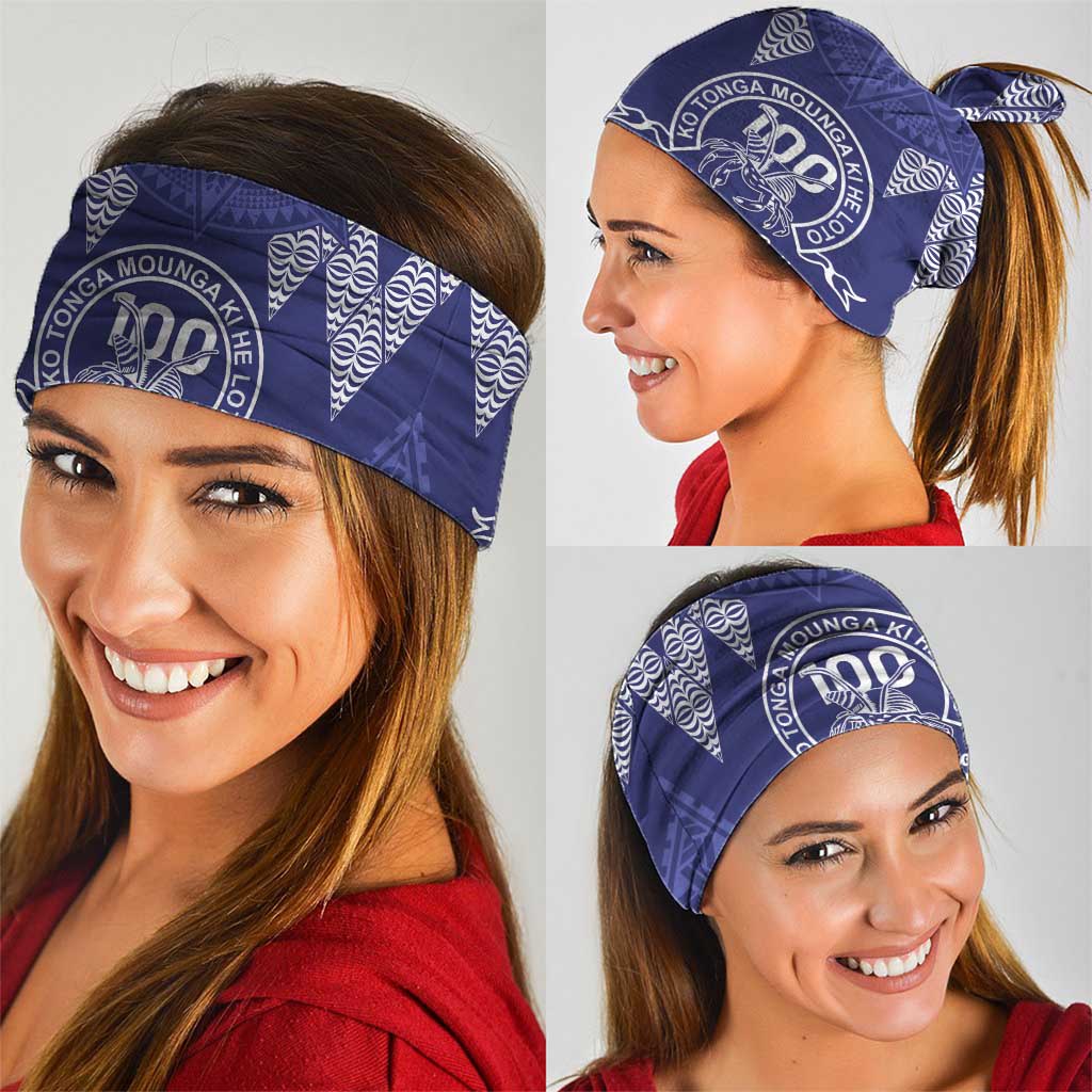 Queen Salote College Centenary Neck Gaiter Tongan Kupesi Pattern LT05 - Polynesian Pride