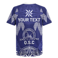Personalised Queen Salote College Centenary Rugby Jersey Tongan Kupesi Pattern - Polynesian Pride