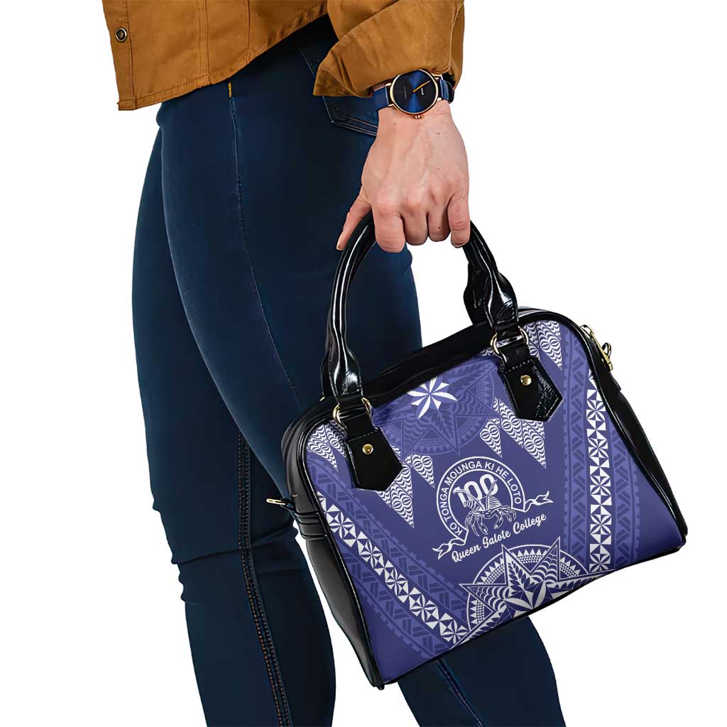 Queen Salote College Centenary Shoulder Handbag Tongan Kupesi Pattern LT05 - Polynesian Pride