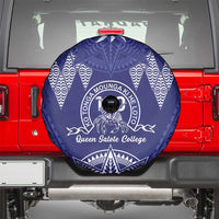 Queen Salote College Centenary Spare Tire Cover Tongan Kupesi Pattern LT05 - Polynesian Pride
