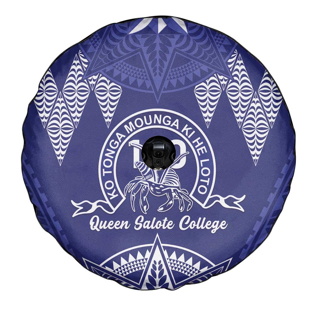 Queen Salote College Centenary Spare Tire Cover Tongan Kupesi Pattern LT05 - Polynesian Pride
