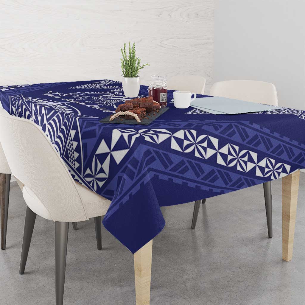 Queen Salote College Centenary Tablecloth Tongan Kupesi Pattern LT05 - Polynesian Pride