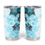 Fiji Tumbler Cup Masi Tapa Pattern Blue