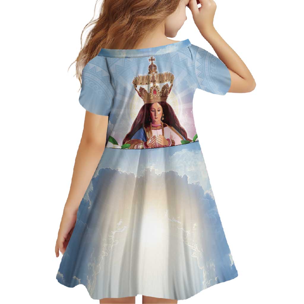 Guam Patroness Family Matching Tank Maxi Dress and Hawaiian Shirt The Legend Santa Marian Kamalen