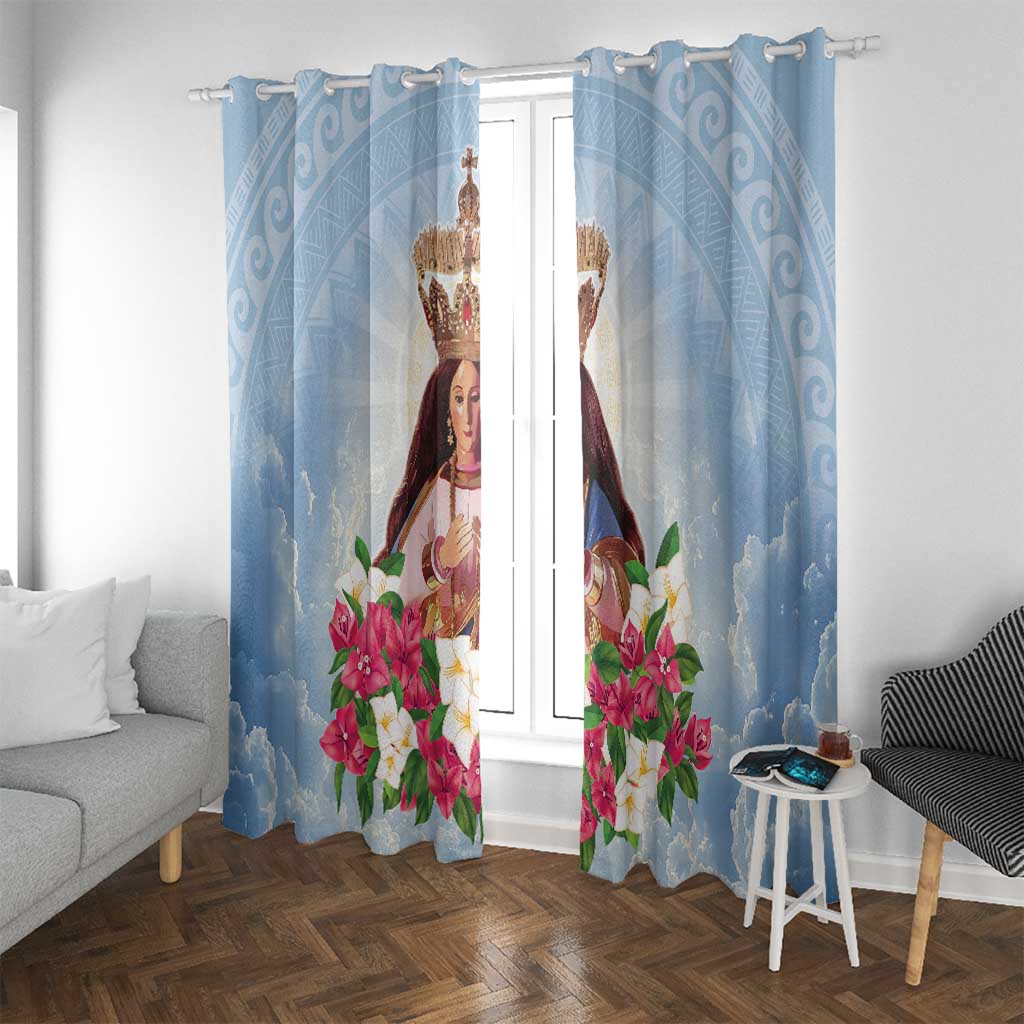 Guam Patroness Window Curtain The Legend Santa Marian Kamalen