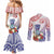 Happy Guam Santa Marian Kamalen Day Couples Matching Mermaid Dress and Long Sleeve Button Shirt