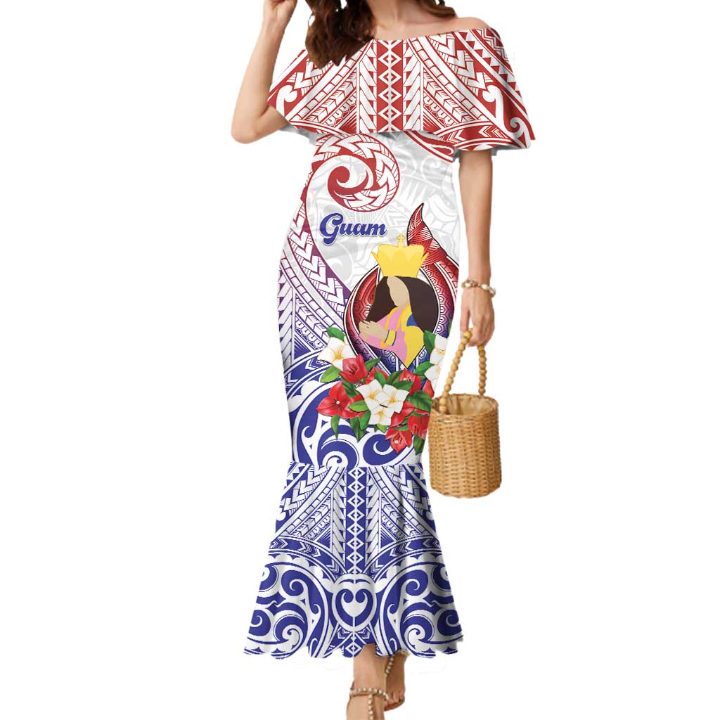 Happy Guam Santa Marian Kamalen Day Mermaid Dress