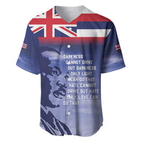 Hawaii MLK Day Baseball Jersey LT05 Blue - Polynesian Pride