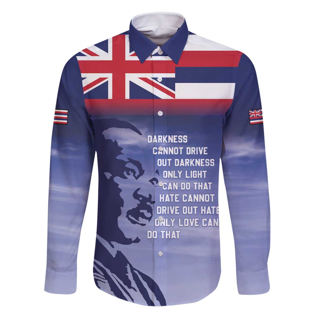 Hawaii MLK Day Family Matching Short Sleeve Bodycon Dress and Hawaiian Shirt