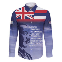 Hawaii MLK Day Family Matching Summer Maxi Dress and Hawaiian Shirt