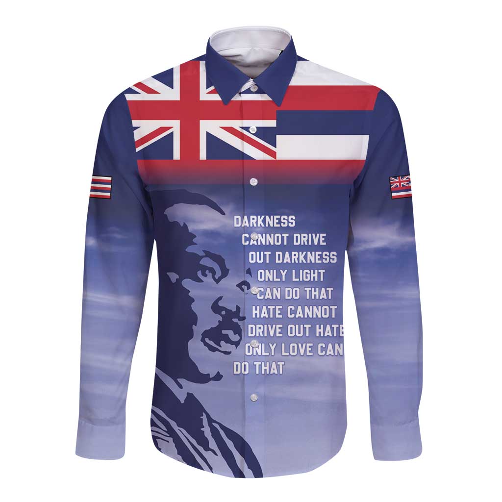 Hawaii MLK Day Long Sleeve Button Shirt