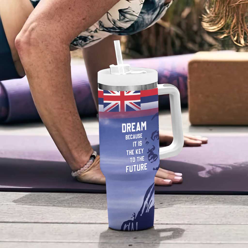Hawaii MLK Day Tumbler With Handle