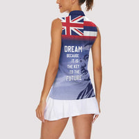 Hawaii MLK Day Women Sleeveless Polo Shirt LT05 - Polynesian Pride