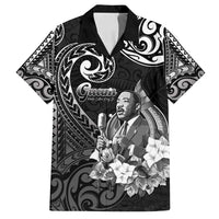 Guam MLK Day Family Matching Long Sleeve Bodycon Dress and Hawaiian Shirt The Legacy Of MLK
