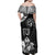 Guam MLK Day Family Matching Off Shoulder Maxi Dress and Hawaiian Shirt The Legacy Of MLK