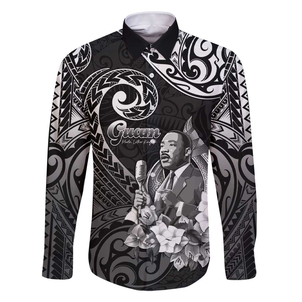 Guam MLK Day Family Matching Short Sleeve Bodycon Dress and Hawaiian Shirt The Legacy Of MLK