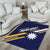 Happy Nauru Independence Day Area Rug Polynesian Pattern