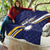 Happy Nauru Independence Day Quilt Polynesian Pattern