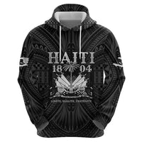 Haiti 1804 Hoodie Polynesian Silver Neg Maron