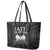 Haiti 1804 Leather Tote Bag Polynesian Silver Neg Maron