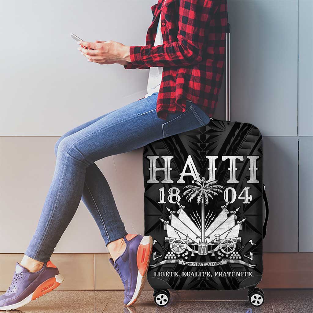 Haiti 1804 Luggage Cover Polynesian Silver Neg Maron LT05 - Polynesian Pride