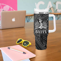 Haiti 1804 Tumbler With Handle Polynesian Silver Neg Maron LT05 - Polynesian Pride