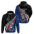 Custom New Zealand Auckland Cricket Hoodie With Maori Pattern