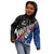 Custom New Zealand Auckland Cricket Kid Hoodie With Maori Pattern