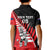 Custom New Zealand Canterbury Cricket Kid Polo Shirt With Maori Pattern