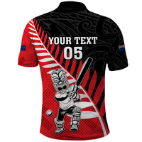 Custom New Zealand Canterbury Cricket Polo Shirt With Maori Pattern LT05 - Polynesian Pride