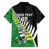 Custom New Zealand Central Districts Cricket Family Matching Tank Maxi Dress and Hawaiian Shirt With Maori Pattern LT05 - Polynesian Pride