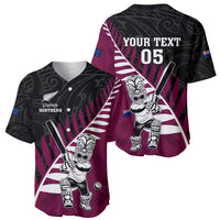 Custom New Zealand Northern Districts Cricket Baseball Jersey With Maori Pattern LT05 - Polynesian Pride
