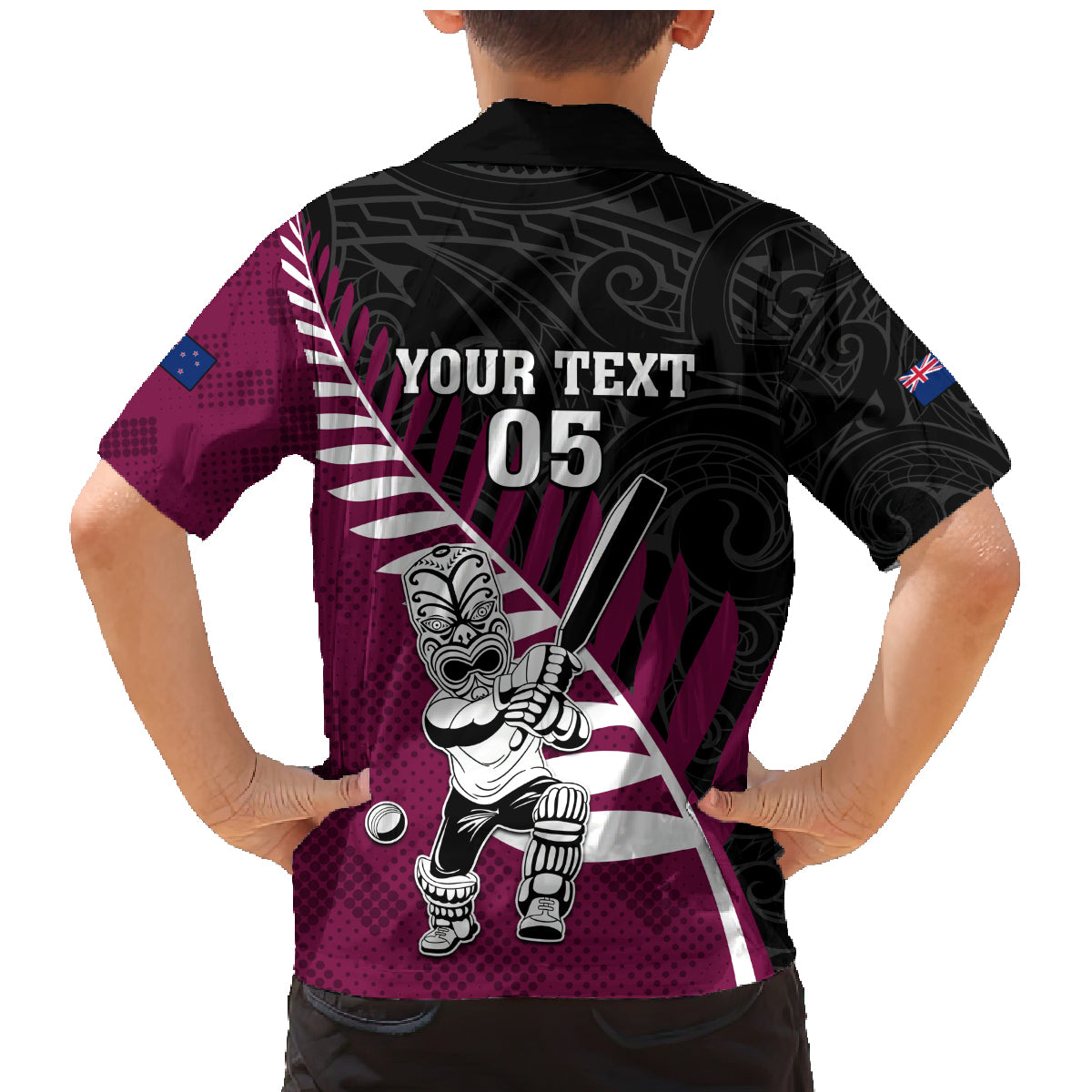 Custom New Zealand Northern Districts Cricket Family Matching Mermaid Dress and Hawaiian Shirt With Maori Pattern LT05 - Polynesian Pride