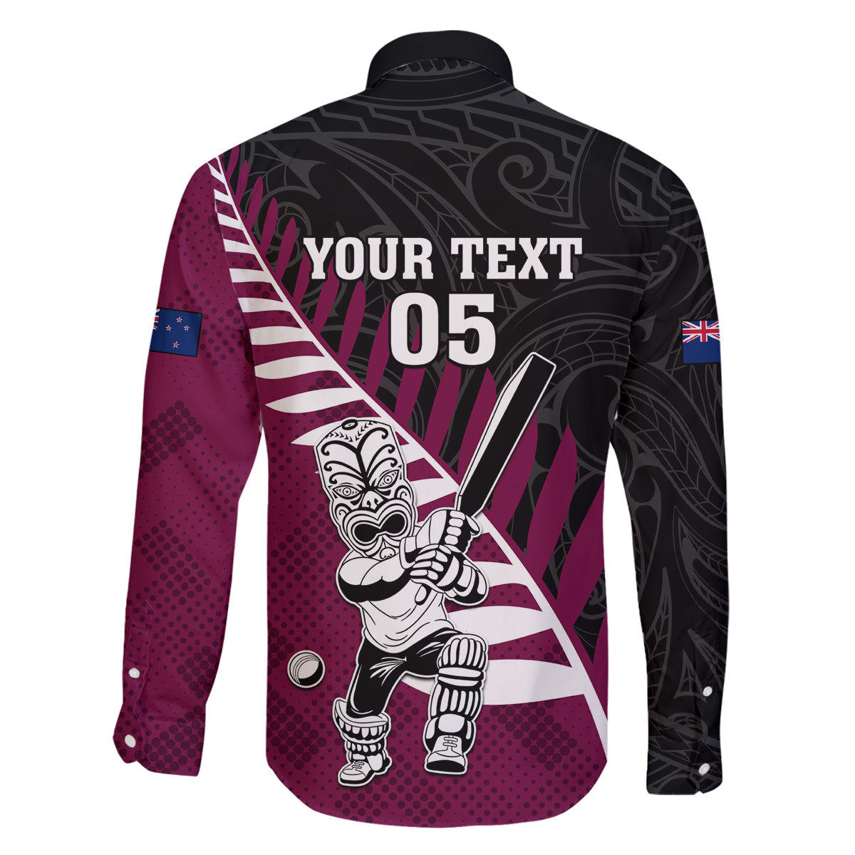 Custom New Zealand Northern Districts Cricket Family Matching Mermaid Dress and Hawaiian Shirt With Maori Pattern LT05 - Polynesian Pride