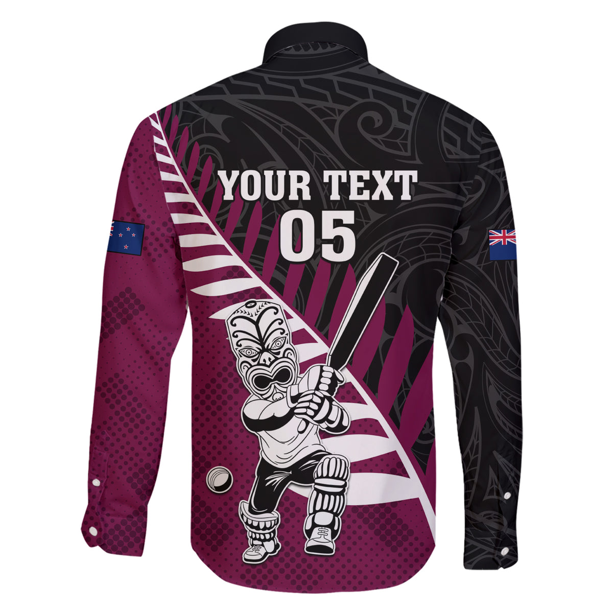 Custom New Zealand Northern Districts Cricket Family Matching Short Sleeve Bodycon Dress and Hawaiian Shirt With Maori Pattern LT05 - Polynesian Pride