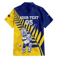 Custom New Zealand Otago Cricket Family Matching Puletasi and Hawaiian Shirt With Maori Pattern LT05 - Polynesian Pride