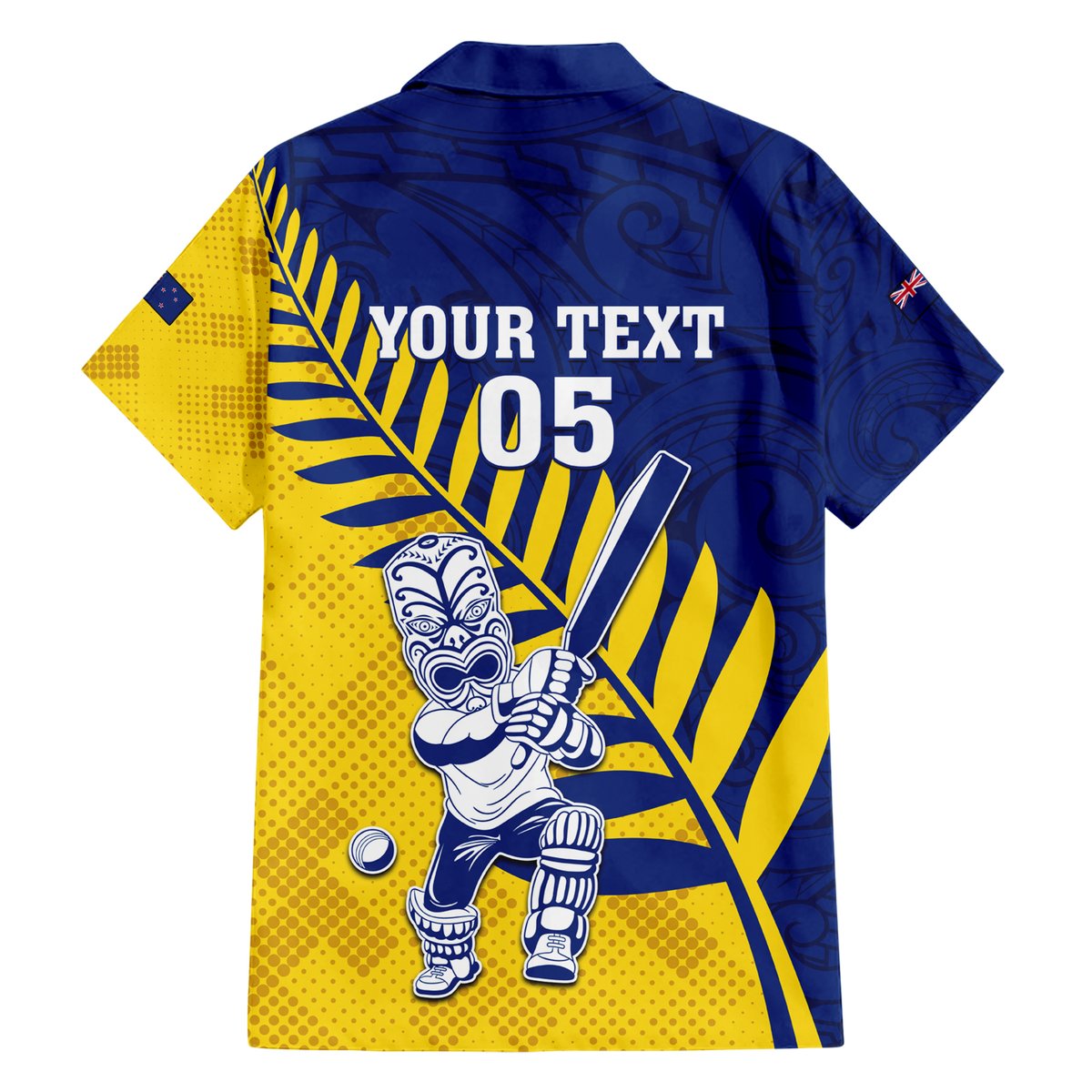 Custom New Zealand Otago Cricket Hawaiian Shirt With Maori Pattern LT05 - Polynesian Pride