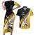 Custom New Zealand Wellington Cricket Couples Matching Short Sleeve Bodycon Dress and Hawaiian Shirt With Maori Pattern