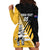 Custom New Zealand Wellington Cricket Hoodie Dress With Maori Pattern