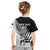 Custom New Zealand Cricket Kid T Shirt With Maori Pattern