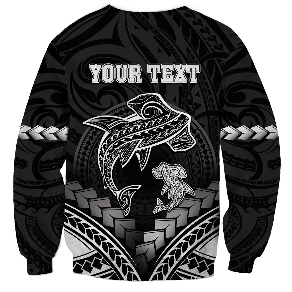 Personalised Happy Father's Day Sweatshirt I Love You Dad Polynesian Style