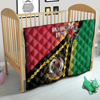 Happy Vanuatu Constitution Day Quilt Flag Style With Sand Drawing Pattern LT05 - Polynesian Pride