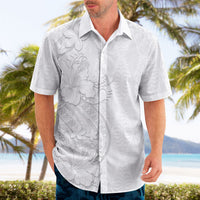 Tokelau White Sunday Hawaiian Shirt Elegant Hibiscus Polynesian Tribal Pattern LT05 - Polynesian Pride