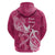 Breast Cancer Awareness Hoodie Ribbon Polynesian Pattern Pink Version LT05 - Polynesian Pride