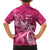 Breast Cancer Awareness Kid Hawaiian Shirt Ribbon Polynesian Pattern Pink Version LT05 - Polynesian Pride