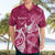 Personalized Breast Cancer Awareness Hawaiian Shirt Ribbon Polynesian Pattern Pink Version LT05 - Polynesian Pride