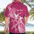 Personalized Breast Cancer Awareness Hawaiian Shirt Ribbon Polynesian Pattern Pink Version LT05 - Polynesian Pride