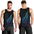 Aotearoa New Zealand Men Tank Top Koru Fern Blue Gradient