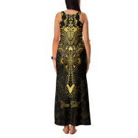 Personalized Polynesia Family Matching Tank Maxi Dress and Hawaiian Shirt With Christian Cross LT05 - Polynesian Pride